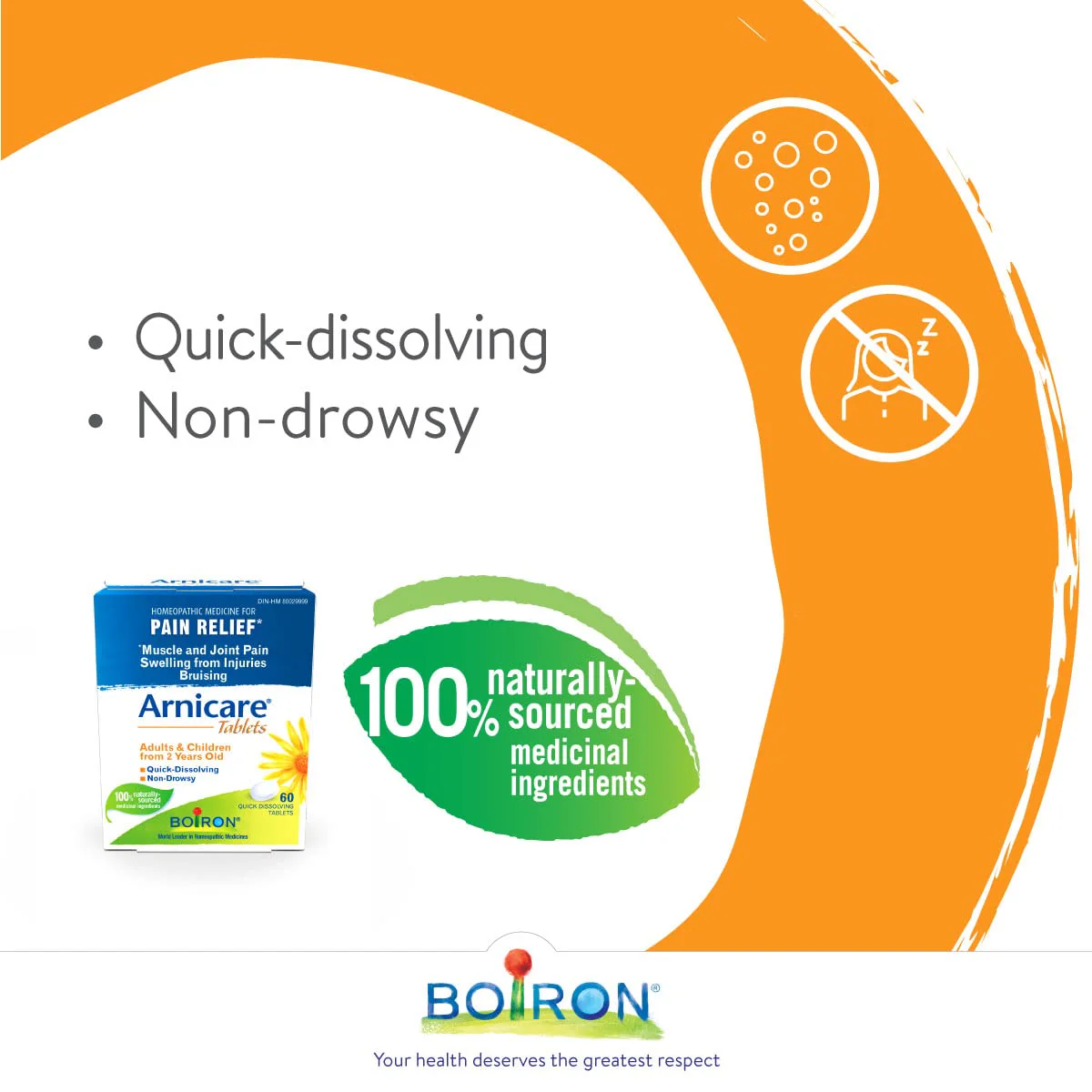 Boiron - Arnicare Tabs Muscle & Joint Pain (60tab) - Image 4