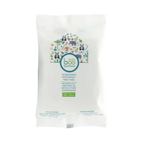 Boo Bamboo - Baby Boo Biodegradable Travel Wipes (12ct) - Image 4