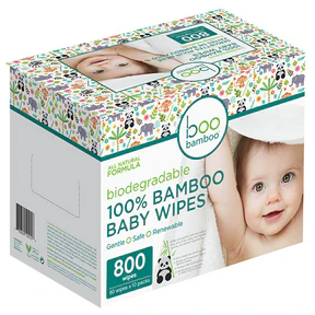 Boo Bamboo - Baby Boo Wipes Box 800 Ct (10pk) - Image 3