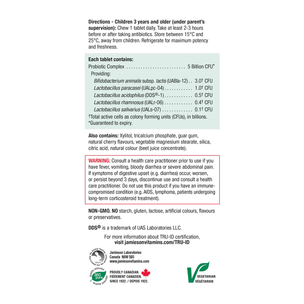 Jamieson Probiotic Kids Chewable - Image 3