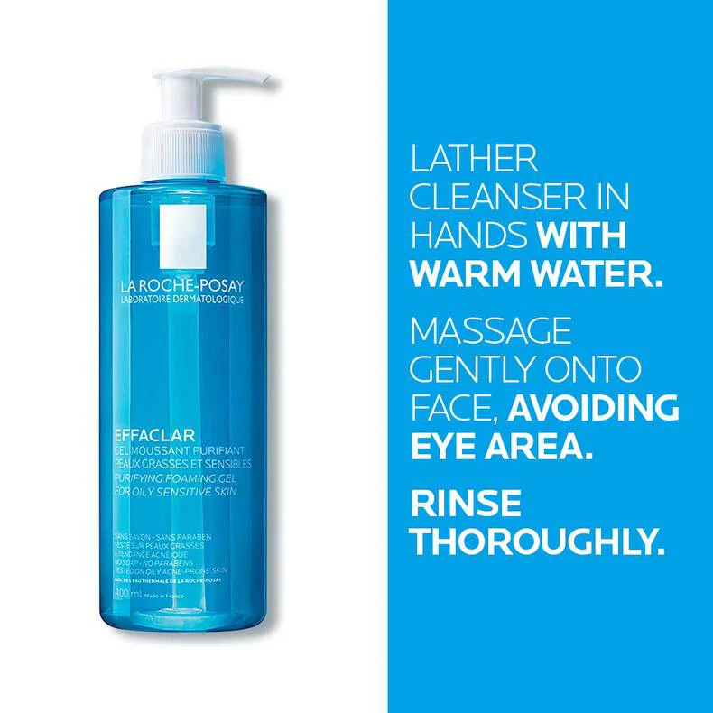 La Roche-Posay Effaclar Purifying Foaming Gel, 400ml - Image 5