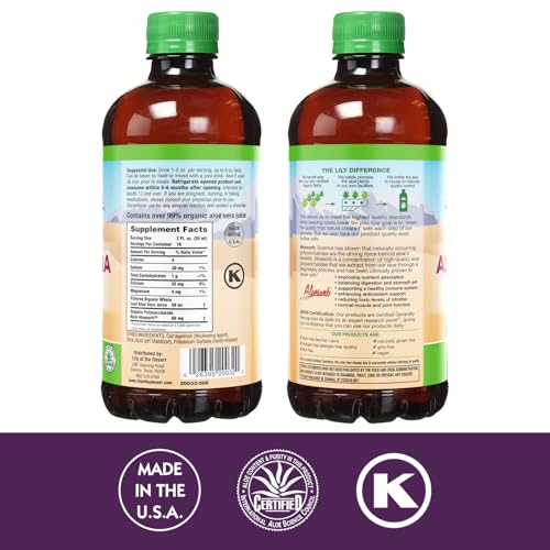 Lily Of The Desert - Aloe Vera Juice - Plastic (3.8L) - Image 4