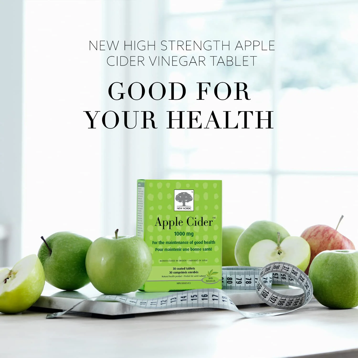 New Nordic - Apple Cider 1000 Mg (30tab) - Image 6