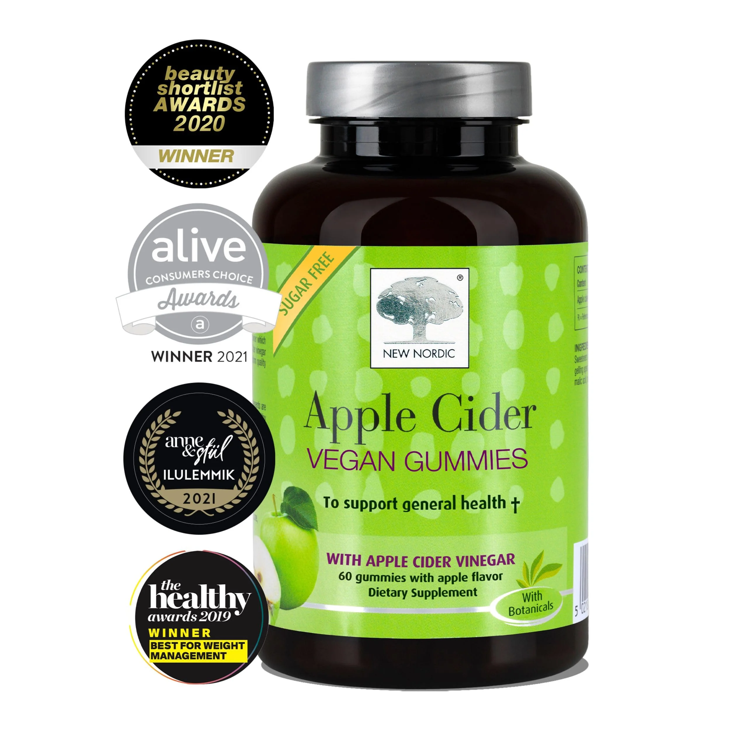 New Nordic - Apple Cider Gummies+ (60gmy) - Image 3