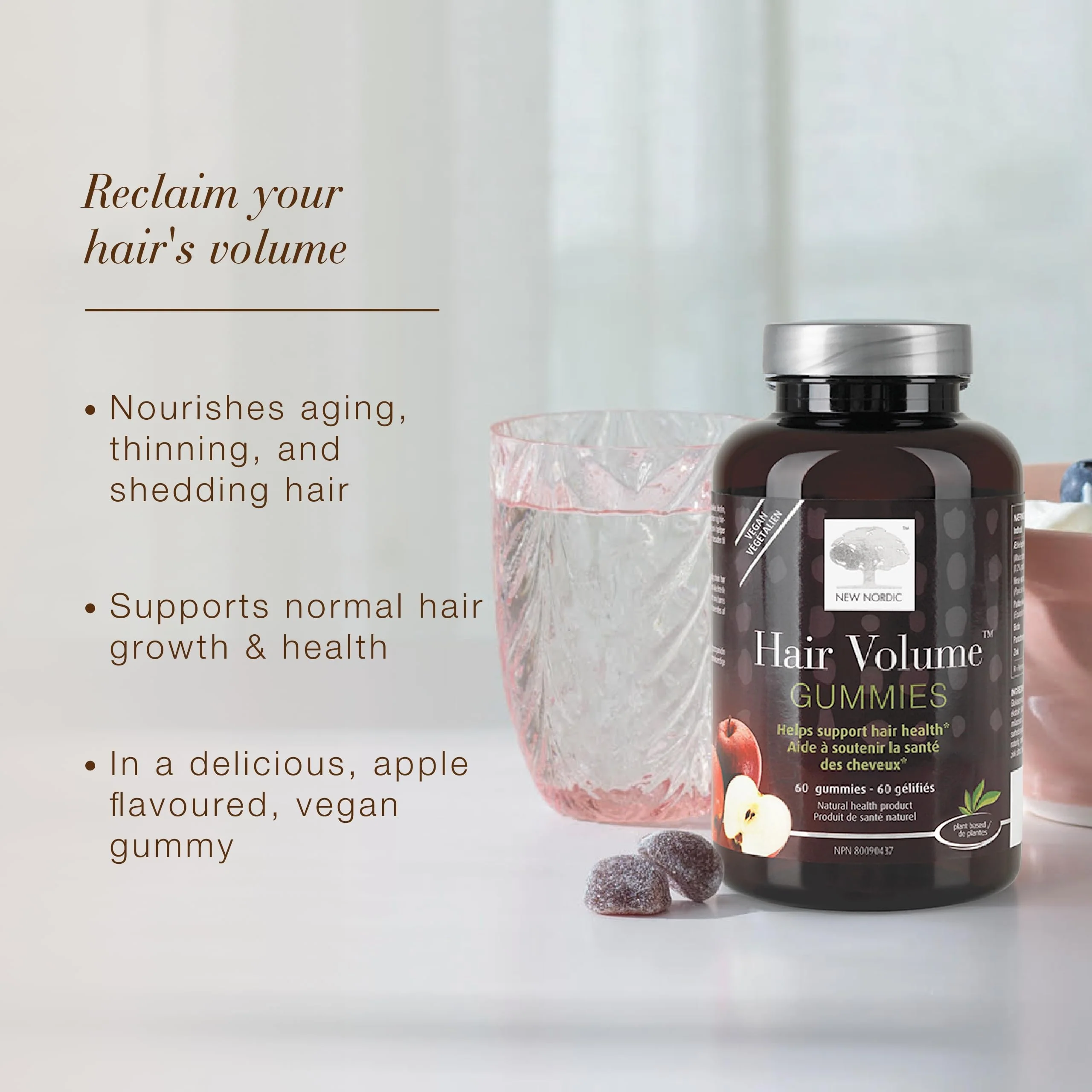 New Nordic - Hair Volume Gummies (60ct) - Image 4