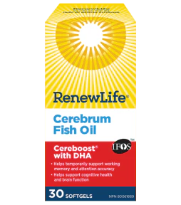 Renew Life - Cerebrum Fish Oil (30sg) - Image 3